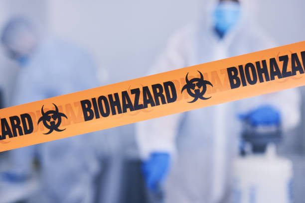 Professional Biohazard Cleanup technician working in Shelby, OH